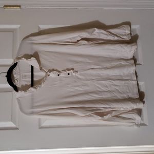 Lands End Ruffled Front Top